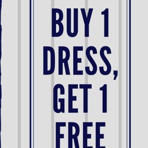 Buy one dress get one free